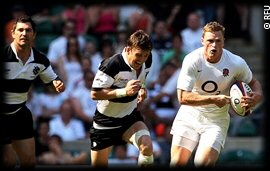 England vs Barbarians Chris Ashton